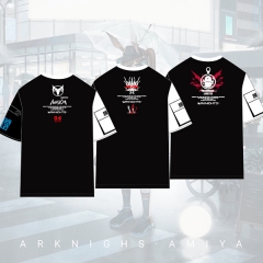 8 Styles Arknights  Cosplay Color Printing Anime T shirt