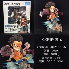20CM GK One Piece Gear Fourth Luffy Cartoon Toys Japanese Anime PVC Figure