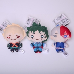 3 Styles My Hero Academia Character Anime Plush Toy Pendant