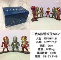 Iron Man 2 Generation Anime PVC Figure (6pcs/set)
