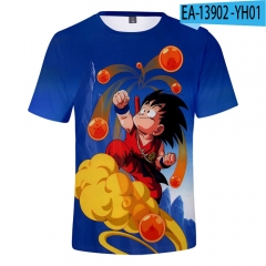 21 Styles Dragon Ball Z Cosplay 3D Digital Print Anime T-shirt