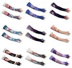 29 Styles DARLING in the FRANXX Sun UV Protection Hand Protector Cover Arm Sleeves Ice Silk Sunscreen Sleeves