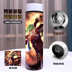 3 Styles One Piece Character Cartoon Vacuum Temperature Intelligentize Charged Displayer Cup