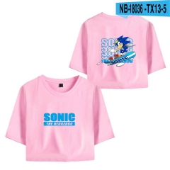 7 Styles Sonic The Hedgehog Cosplay 3D Digital Print Anime T-shirt