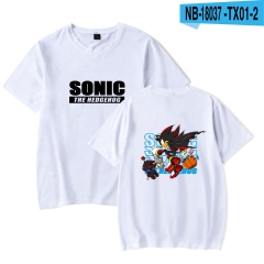 25 Styles Sonic The Hedgehog Cosplay 3D Digital Print Anime T-shirt