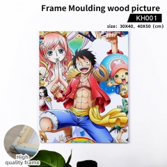 2 Styles One Piece Cartoon Model Cosplay Japanese Anime Wood Engraving
