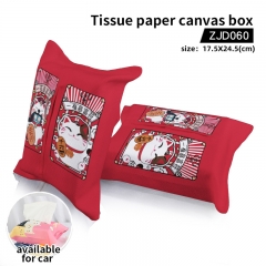 Beckoning cat Cosplay Cartoon Anime Tissue Paper Canvas Box