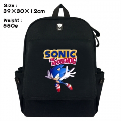 18 Styles Sonic Anime Cartoon Canvas Backpack Students Bag