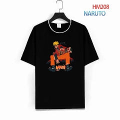 22 Styles 2 Colors Naruto Color Printing Anime Cotton T shirt