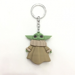 Master Yoda Cartoon Keychain Anime Alloy Keyring
