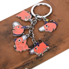 Chainsaw Man Pochita Cartoon Pendant Key Ring Decoration Anime Keychain