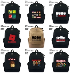 9 Styles Roblox  Anime Cartoon Canvas Backpack Students Bag