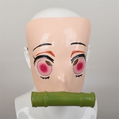 10 Materials Demon Slayer: Kimetsu no Yaiba Resin and Latex Decorative For Party Anime Face Mask