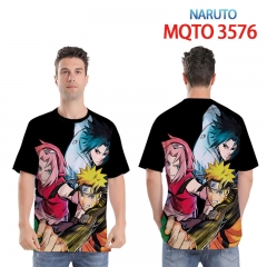 15 Styles Naruto Japanese Cartoon Color Printing Cosplay Anime T-shirt