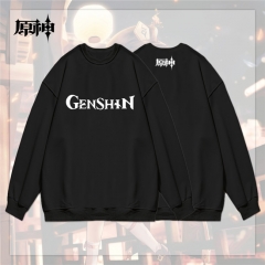 18 Styles 2 Designs Genshin Impact Neck Long Sleeve Fashion Comfortable Anime Long Sleeve Sweatshirt