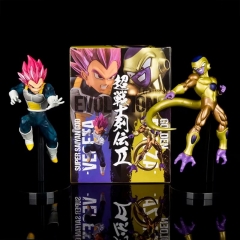 2 Styles Dragon Ball Z Vegeta and Frieza Cartoon Toys Anime Figure