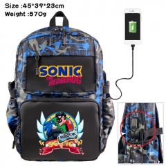 8 Styles Sonic the Hedgehog Anime Cartoon Nylon Backpack Students Bag