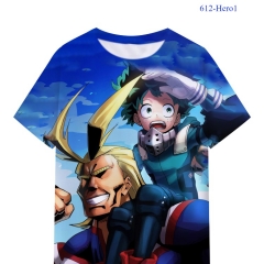 13 Styles My Hero Academia Japanese Cartoon Color Printing Cosplay Anime T-shirt