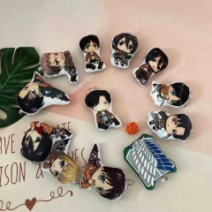 12 Styles Attack on Titan/Shingeki No Kyojin Printing Cartoon Character Anime Plush Toy Pendant