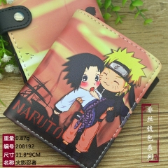 6 Styles Naruto Cartoon Cosplay TV Purse PU Leather Anime Short Wallet