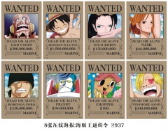12 Styles One Piece Printing Collection Anime Paper Posters (8pcs/set)