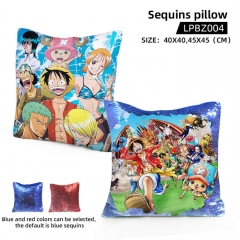 2 Styles One Piece Cosplay Decoration Cartoon Anime Sequins Pillow