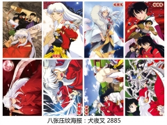 Inuyasha Anime Paper Posters (8pcs/set)