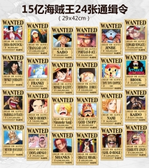 One Piece  Anime Paper Posters (24pcs/set)