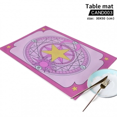 Card Captor Sakura Cosplay Decoration Cartoon Character Anime  Canvas Table Mat
