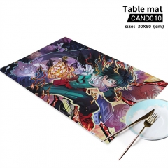 My Hero Academia Cosplay Decoration Cartoon Character Anime  Canvas Table Mat