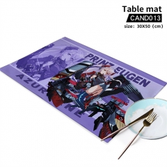 Azur Lane Cosplay Decoration Cartoon Character Anime  Canvas Table Mat