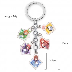The Quintessential Quintuplets Cartoon Character Collection Anime Acrylic Keychain