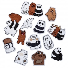 13 Styles We Bare Bears Decorative Cute Pattern Anime Cloth Patch