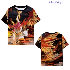 15 Styles Fairy tail  Japanese Cartoon Color Printing Cosplay Anime T-shirt