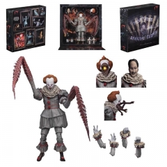 Neca Stephen King's It Cartoon Model Toy Statue Collection Anime PVC Action Figure 7 inches