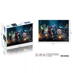 (1000pcs/set) 2 Styles The Avengers Pattern For Kids Anime Jigsaw Puzzle