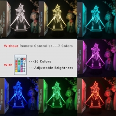 2 Different Bases Arknights Anime 3D Nightlight with Remote Control