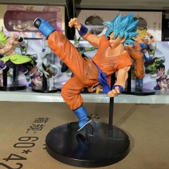 Dragon Ball Z Super Saiyan Goku With Blue Hair Character Japanese Cartoon Anime PVC Figure