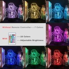 2 Different Bases Danganronpa: Trigger Happy Havoc Mikan Anime 3D Nightlight with Remote Control