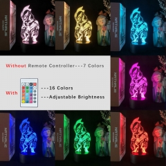 2 Different Bases Ultraman Belial Anime 3D Nightlight with Remote Control