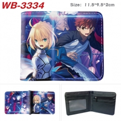 6 Styles Fate Grand Order PU Purse Fold Anime Wallet and Purse