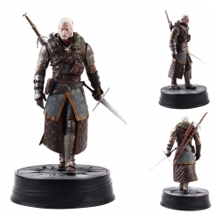 The Witcher 3 Dark Horse Geralt of Rivia Cosplay Model Toy Anime Figure