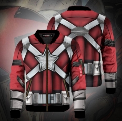 Marvel Red Guardian Cartoon Cosplay 3D Digital Print Anime Jacket