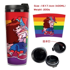 16 Styles Friday Night Funkin Cartoon Heat Sensitive Mug Anime Plastic Cup