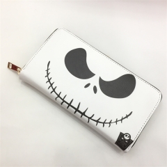 4 Styles The Nightmare Before Christmas Movie Coin Purse Cosplay Anime PU Zipper Long Wallet