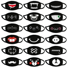 40 Styles Emoji Fancy Facial Expression Pattern  Anime Dust Mask