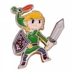 The Legend Of Zelda Cartoon Badge Pin Decoration Clothes Anime Alloy Brooch