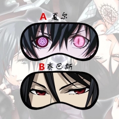 2 Styles Kuroshitsuji/Black Butler Cartoon Pattern Anime Eyepatch
