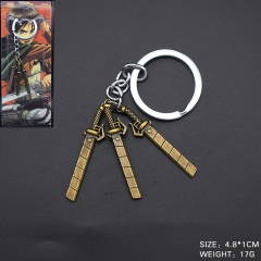 Attack on Titan/Shingeki No Kyojin Pendant Key Ring Fashion Jewelry Anime Alloy Keychain