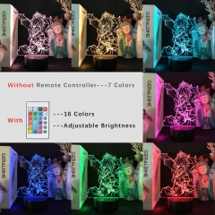 5 Styles Genshin Impact Anime 3D Nightlight with Remote Control